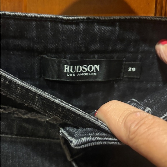 Hudson Holly Skinny High Rise Jeans With Raw Hem - Picture 14 of 16